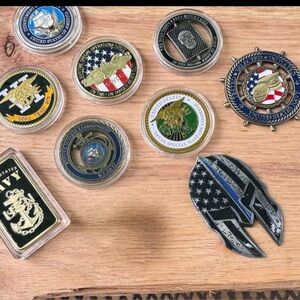 Navy Challenge Coin Collection
